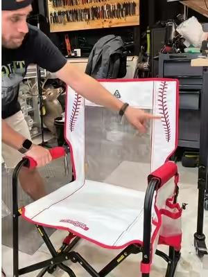 Baseball edition of the GCI rocker! #portablechair #gcirockerchair #teammom #baseballmom #gcioutdoors 