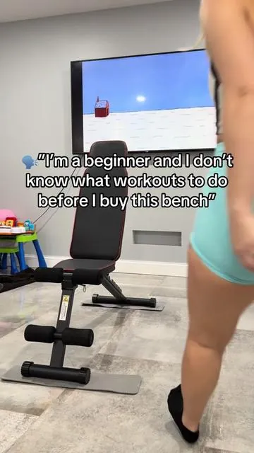 My go to exercises for at home workouts with my weight bench!💖🏋🏼‍♀️ I love this bench so much I use it for all my home workouts! It’s perfect when you don’t have time to go to the gym or you can’t get out of the house but still want that toned fit body ✨ #gymgirl #homegym #workoutmotivation #homeworkout #glutesworkout 