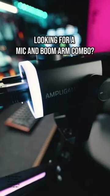 This budget mic and boom arm combo from Fifine is pure 🔥 tons of RGB from the boom arm to the actual mic itself! Improved dial on top to control gain and headset volume. The Fifine am8 pro t mic is a dynamic microphone that will be perfect for any gamer, streamer or content creator looking to get amazing audio for a budget price. #gamingmic #streamingmic #micforcontentcreators #gaminggear #fifineam8prot 