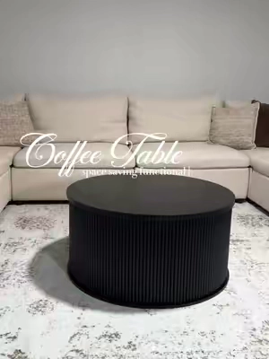 the most modern clean sleek functional coffee table 🖤✨☁️ #TikTokShopCreatorPicks  #TikTokShopRestock  #TikTokShopCyberMonday #coffeetable #functionalcoffeetable 