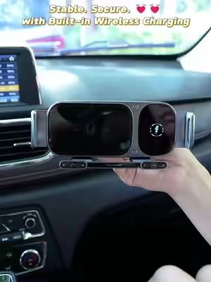 If your current mount wobbles or lacks wireless charging,It’s time to upgrade.#carmount #wirelesscharging #phonemount #tiktokshop #tiktokmademebuyit 