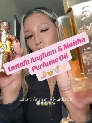 🍨✨Lattafa Angham & Maitha Perfume Oil🤌🏼🤩✨#lattafaangham #lattafaperfume #lattafamaitha #perfumeoil #tiktokshopcreatorpicks 