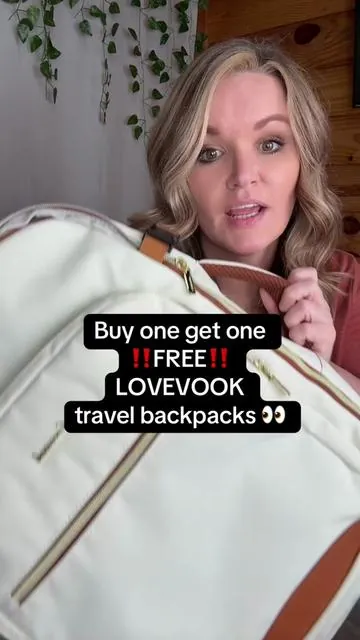 Great Christmas gift idea! Add two travel backpacks to your cart and the deal will automatically be applied. Lovevook bags are top quality and would make the perfect gift #lovevook #traveltok #travelbackpack #carryonbag #tsaapproved @Lovevook Bags 