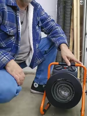 vevor space heater with thermostat  #tools #garage #vevor #greenhouse #heater @Vevor Store US 