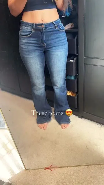 The blue jeans 😍 #risen #risenjeans #womensjeans #tiktokshopblackfriday #tiktokshopcybermonday 