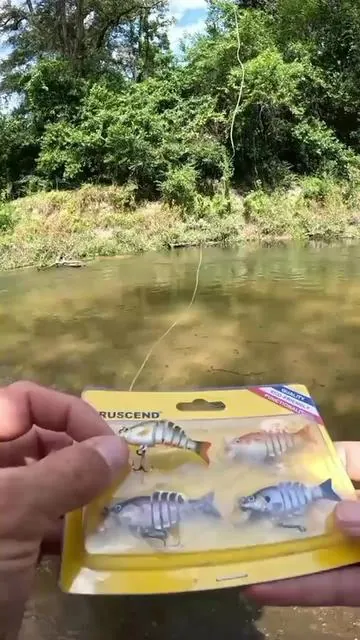 truscend swimbait fishing challenge #creek #fishing #lure #bait #bassfishing 