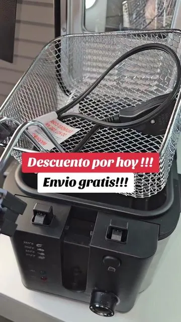 FREIDORA VIRAL ELÉCTRICA PARA USO PERSONAL O NEGOCIO #freidoraviral #freidorapapas #freidoradeaceite #freidoraelectrics#tictokblackfridaydeals blackfriday 