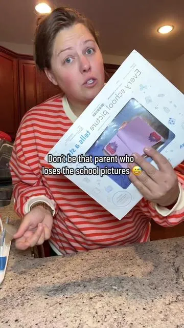 School pictures just came in — please tell me you didn’t just toss them in a drawer 😅 The Class Keeper binder is the easiest way to actually keep those memories organized 🙌 Each grade has a section for photos, report cards, artwork & milestones — plus a digital app to store extras. No more lost memories, just organized chaos 💙 #ClassKeeper #SchoolMemoryBook #OrganizedMom #MomFinds #TikTokShopCreatorPicks 