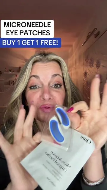 Crazy savings on microneedle eye patches #microneedlepatches #undereye #undereyecircles @Qure Skincare 