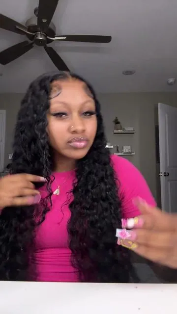 #fypシ #deepwavehair #babyhairtutorial 