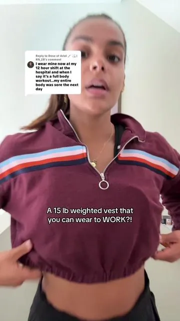 Replying to @Dose of Ariel 💉 🩺 | RN_2B the comfiest weighted vest you can literally wear all day #tiktokshopblackfriday #tiktokshopcybermonday 