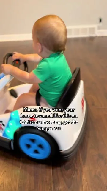 Best gift ever!!!!!  #kidsgifts #toddlergiftideas #bumpercars #rideontoys #kidscar 