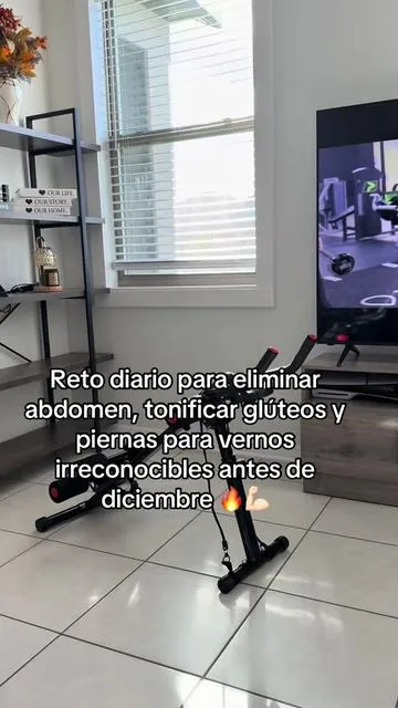 Te unes al reto? #absworkout #glutesworkout #cardioworkout #homegymworkout #squatsworkout 