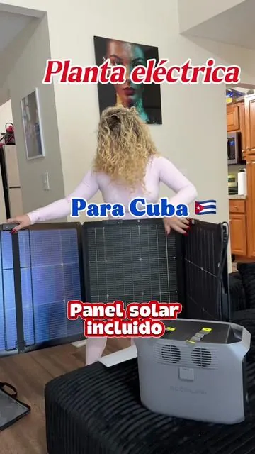 Estación de energía portátil Eco Flow con panel solar incluido ☀️  #cuba #cubanos #cubanosenmiami #portablepowerbank #plantaelectrica 
