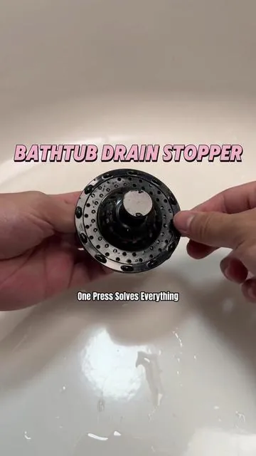 One Press Solves Everything #videowave #BathroomGadget #SinkStopper #DrainPlug  #AntiClog #HomeEssentials #BathroomHacks  #HomeImprovement #BathroomDecor  #LifeHacks #FastDrain #NoMoreClogs  #HomeGadgets #CleaningTips  #BathroomUpgrade #MustHave