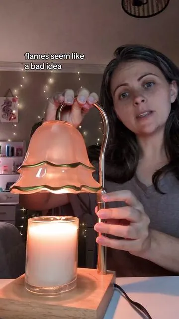 Candle warmers are the perfect gift especially if you don't like open flames. #candlewarmer #candles #tiktokshopcreatorpicks 