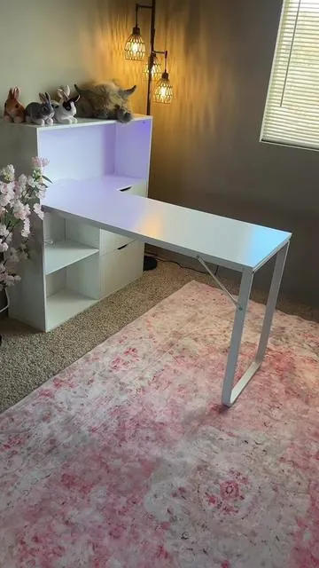 Transform your workplace with the YITAHOME L – shaped desk with  for outlets and two USB ports  – spacious, stylish, and perfect for work or play. Tap to upgrade your set up now.!✨ #y#yitahomeusL#LShapedDesk#HomeOfficeSetup#DeskGoals#tiktokshopblackfriday@Yitahome US