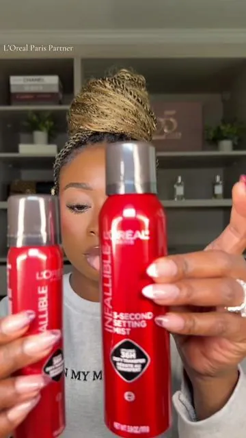 @loréal paris usa • XL Setting Spray  #lorealparispartner #loreal3secondsettingspray  #settingspray #tiktokshopcreatorpicks #lorealsettingspray 
