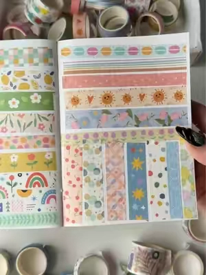 guys this washi tape is so cute omg 38 rolls too ahhhh!! #washitape #junkjournal #scrapbooking #washi #junkjournaling 