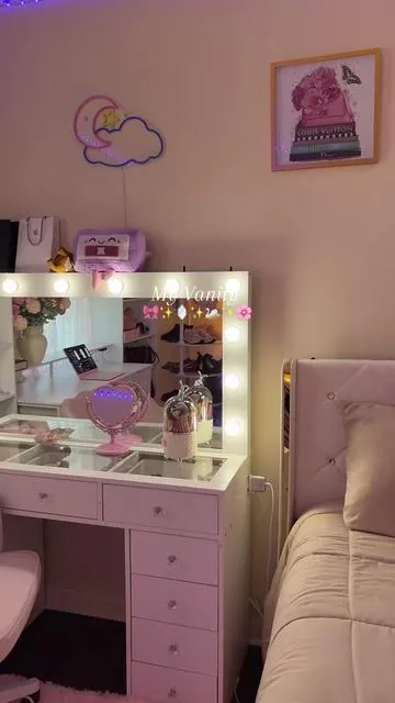 #vanity #vanitymirror #vanitymakeup #tiktokshopcreatorpicks #tiktokshopfalldealsforyou 
