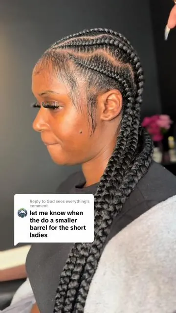 Replying to @God sees everything #creatorsearchinsights #fypシ゚viral #silkpress #braids #naturalhair 