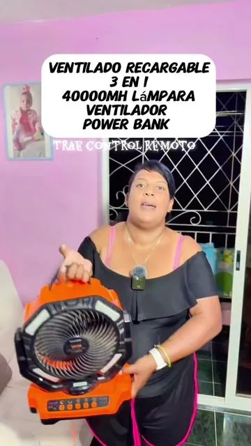 Ventilador recargable #ventiladorportatil #portablefan #ventiladorrecargable #rechargablefan #camping 