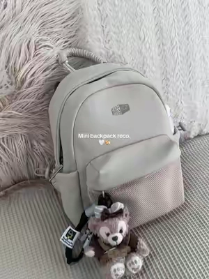 My mini backpack form BAGSMART. 💌#bagsmart #minibag #backpack #collegebag #schoolbag 