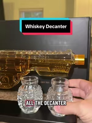 This whiskey decanter is the best mens Christmas gift!