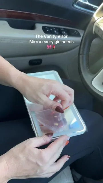 Because good lighting isn’t just for your bathroom. This LED visor mirror is the ultimate car essential. Touch-sensor, rechargeable, and perfect for touch-ups on the go. Once you try it, you’ll never drive without it again.  #carvanitymirror #ledvisormirror #beautyonthego #caraccessories #caressentials 