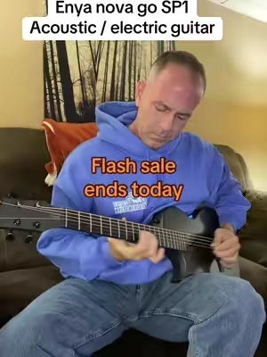 The Enya novago Sp1 with four built in effect and its own amplification, made of carbon fiber.  Excellent travel guitar! Can be a beginner guitar but also great for professional players as well! #guitars #acousticguitar #enya #guitartok #guitarwitheffects 