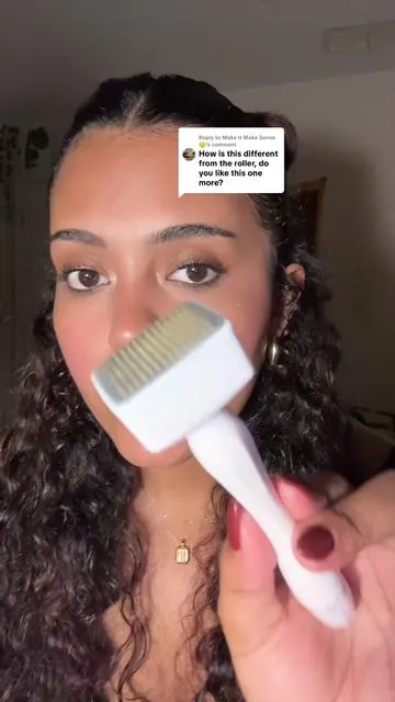 Replying to @Make It Make Sense🤔  Differences between the Derma Stamp and a Derma Roller #dermastamp #acne #hairloss #skincare #dermaroller 