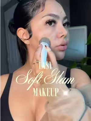 My quick soft glam makeup ✨  @missha.official BB Cream in 23 @Hourglass Cosmetics Concealer @KimChi Chic Beauty Setting Powder @Catrice Cosmetics Cream Blush Palette  @Patrick Ta Beauty Blush Duo @Anastasia Beverly Hills Smooth Blur Bronzer  @NYX Professional Makeup Eyebrow Glue @Glamlite Twinkies Lip Kit @Tower 28 Beauty Gloss @Morphe Cosmetics M242 Foundation Brush  #grwm #grwmroutine #makeuptutorial #tiktokshopblackfriday #tiktokshopcybermonday 