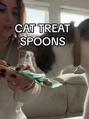 Anyone else get so grossed out when it’s on your fingers? Thank God for these spoons #cattreatspoon #tiktokshopcybermonday #tiktokshopblackfriday #tiktokshopcreatorpicks 