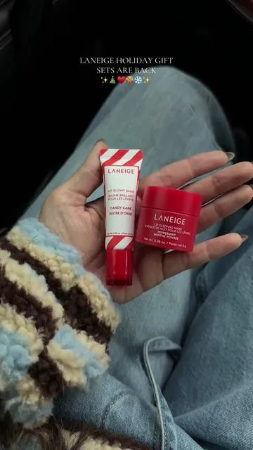 So ready for all of these holiday gift sets by @laneige_us and get 4 additional gifts with purchase while supplies lasts ♥️  #laneige#laneigelipmask#beautytok#christmas 