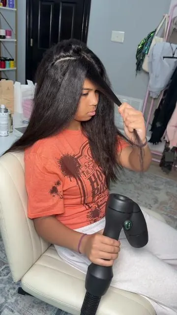 Faster. Easier. Healthier hair. 💨 RevAir is the only blow dryer that dries and straightens in one step — and yes, it’s worth every penny. #revair #hairdryer #blowdryer #hairtools #hairtutorial 