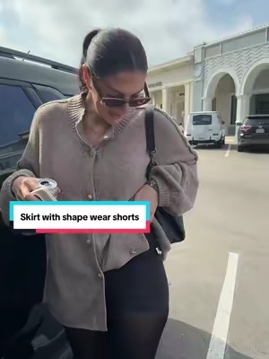 If you need one thing this fall its this skirt. It has built in shape wear shorts and it comes in so many colors #skirt #falldealsforyou   #tiktokshopcreatorpicks #fallfashion #outfitinspo 