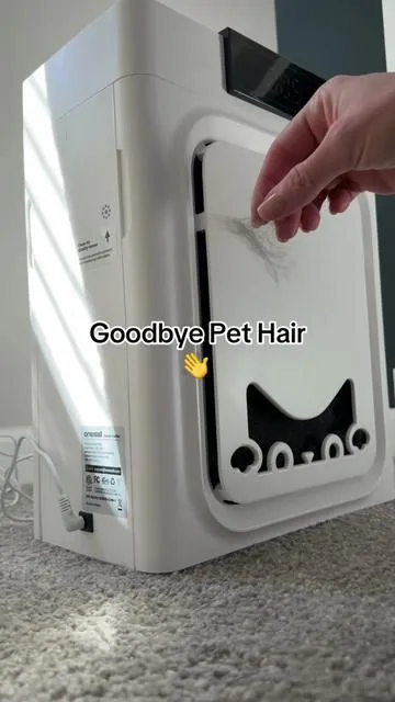 As someone with terrible allergies and 2 cats, this air purifier is essential! #tiktokshopcybermonday #tiktokshopblackfriday #tiktokshopcreatorpicks #cleanhometips #airpurifier 