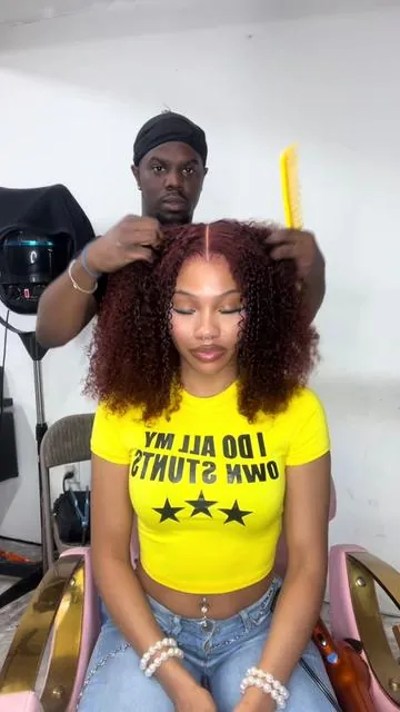 Hair from @UNice Hair who doesn’t love a low maitence wig ? 😍 @UniceHairCo @UNICE HAIR OFFICIAL  #wiginfluencer #unicehair #fyp #curlywig #wiginstalltutorial 