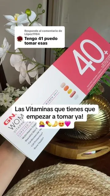 Respuesta a @López1984 las mejores vitaminas GNC 40 y más para las mujeres que tienen 40 o más.🤌💁‍♀️😍🩷muy recomendables!#fyp#vitamins#gncvitapak #vitaminsforwomen #mujeressaludables 