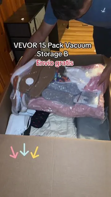 15 Pack Vacuum Storage Bags with Electric Pump, Space Saver Bags Compression for Comforters and Blankets, Sealer Clothes Storage Travel Essentials #bags #bolsadellenaralvacio #compression #clothes #vevor @Vevor Direct Store US 