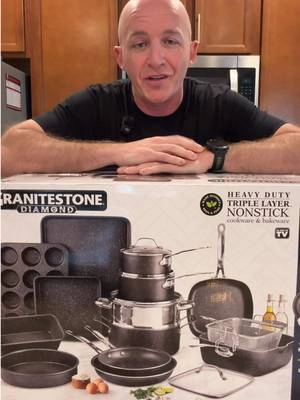 Granitestone Kitchen Cookware Set #granitestone #cookware #pans #tiktokshopcreatorpicks #tiktokshopblackfriday 