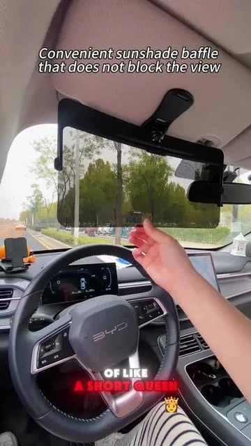 Short girl friendly lol block that glare from the sun & headlights with this polarized sun visor extender.  #sunvisor #falldealsforyou #blackfridaydeals #TikTokShopBlackFriday #TikTokshopCyberMonday