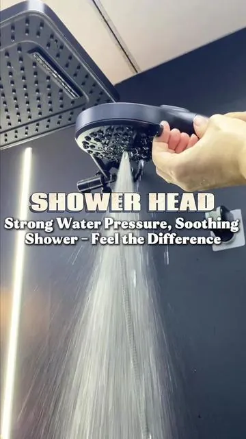 Water That Refreshes, Pressure That Delights#hashtag #tiktokshopbacktoschool #showerhead #shower #showertok #Loveyourboobs #bathroom 