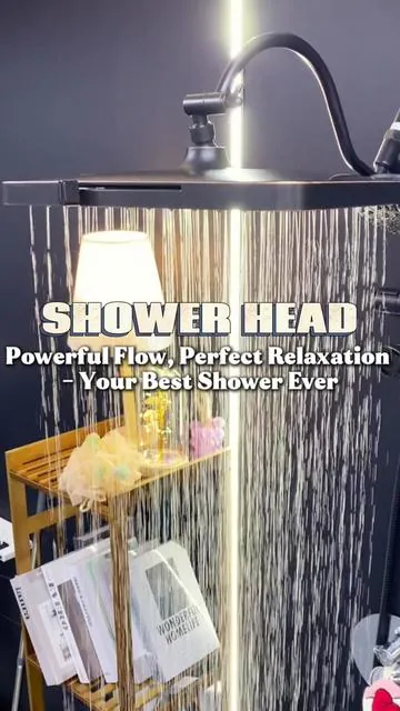 Feel the Rain, Experience the Strength#hashtag #tiktokshopbacktoschool #showerhead #shower #tiktokshop 