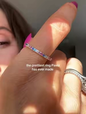 so in love with my new Pavoi ring #pavoi #pavoijewelry #affordablejewelry #ringstack #eternityband @PAVOI 