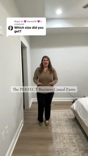 Replying to @🩷 SweeetD 🩷 I got a size L to compare to the XL and you CAN size down! Also, now they have functional pockets in the front!! The perfect Business Casual pants that you can dress up or down. #fashiontiktok #outfitinspo #outfit #pants #fyp @FireSwan 