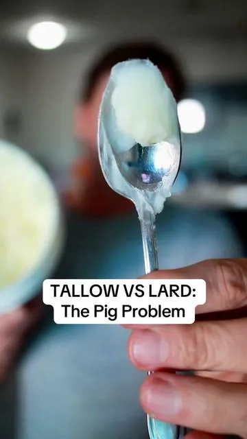 Why Cowboys Used Tallow and City Boys Used Lard - The Testosterone Difference DISCLAIMER: These statements have not been evaluated by the Food and Drug Administration (FDA). This is not medical advice. Results may vary. Always consult your doctor. #beeftallow #lard #TikTokShopCreatorPicks #testosterone #animalfats RESEARCH CITATION: Journal of Animal Science, 2016. Beef tallow contains 50% saturated fat vs lard's 39%, affecting hormone synthesis differently.