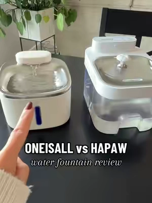 Both are great honestly, just depends on preference  #catfountain #petfountain #tiktokshopcybermonday #tiktokshopblackfriday #tiktokshopcreatorpicks 