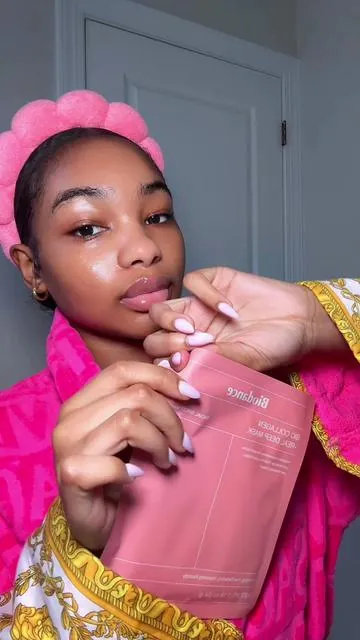 I finally tried @Biodance Store US VIRAL collagen mask and now I see why it’s viral🩷 glass skin overnight 😳 ad #Biodance #collagenmask #glassskin #kbeauty 