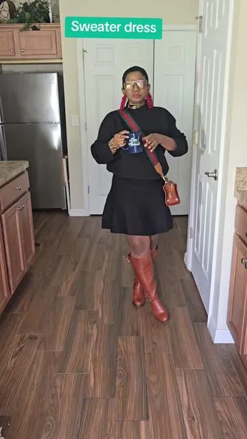 Sweater dress for fall #dress #sweaterdress #fyp #fallfashion #fypシ 
